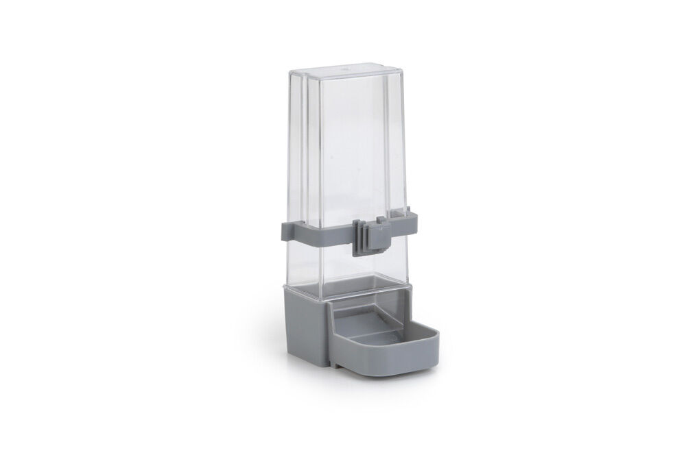 Beeztees Voeder en drinkfontein Parkiet - Vogel accessoires - 15.00 cm - Wit - 7.50 cm - 8.00 cm