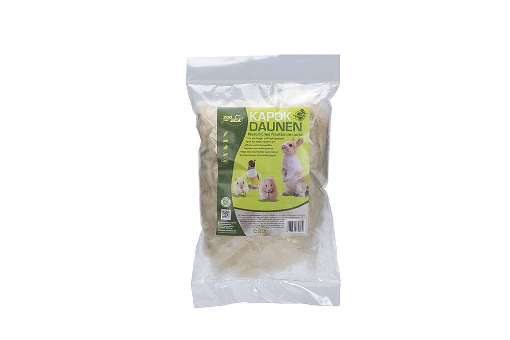 Zoobest Kapok - Nestmateriaal - 25.00 cm - 20.00 - Wit - 16.00 cm - 5.00 cm