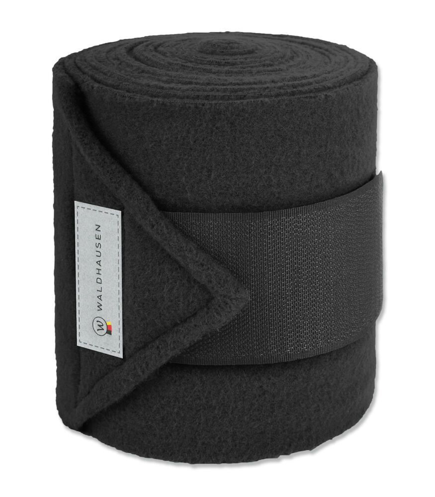Waldhausen Bandage - Fleece - 4 stuks - Beenbescherming - Zwart