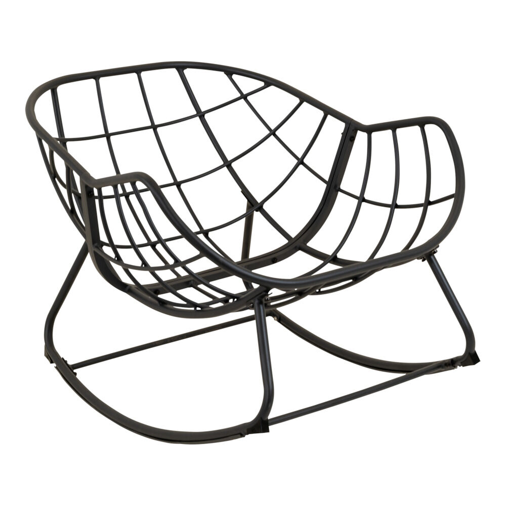 Lesli Living Cozy - Schommelstoelen - 1.00 cm - Grijs - 1.00 cm - 1.00 cm