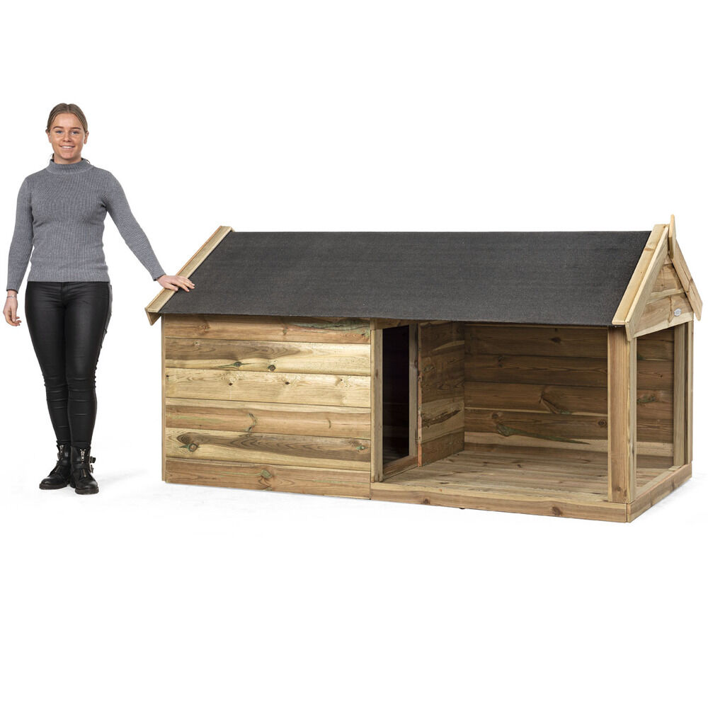 Voldux Storm - Hondenhok - 110.00 cm - Naturel - 107.00 cm - 201.00 cm
