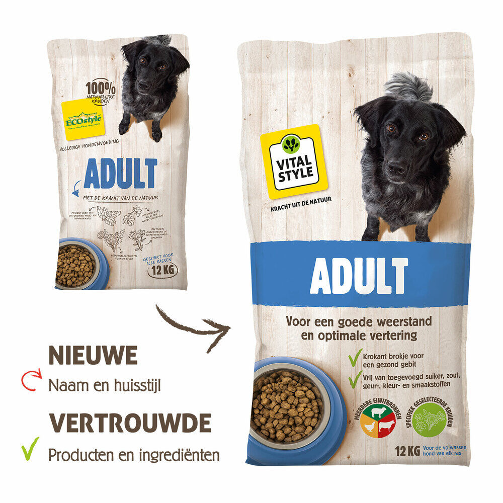 VITALstyle Adult - Hondenvoer - 12 kg