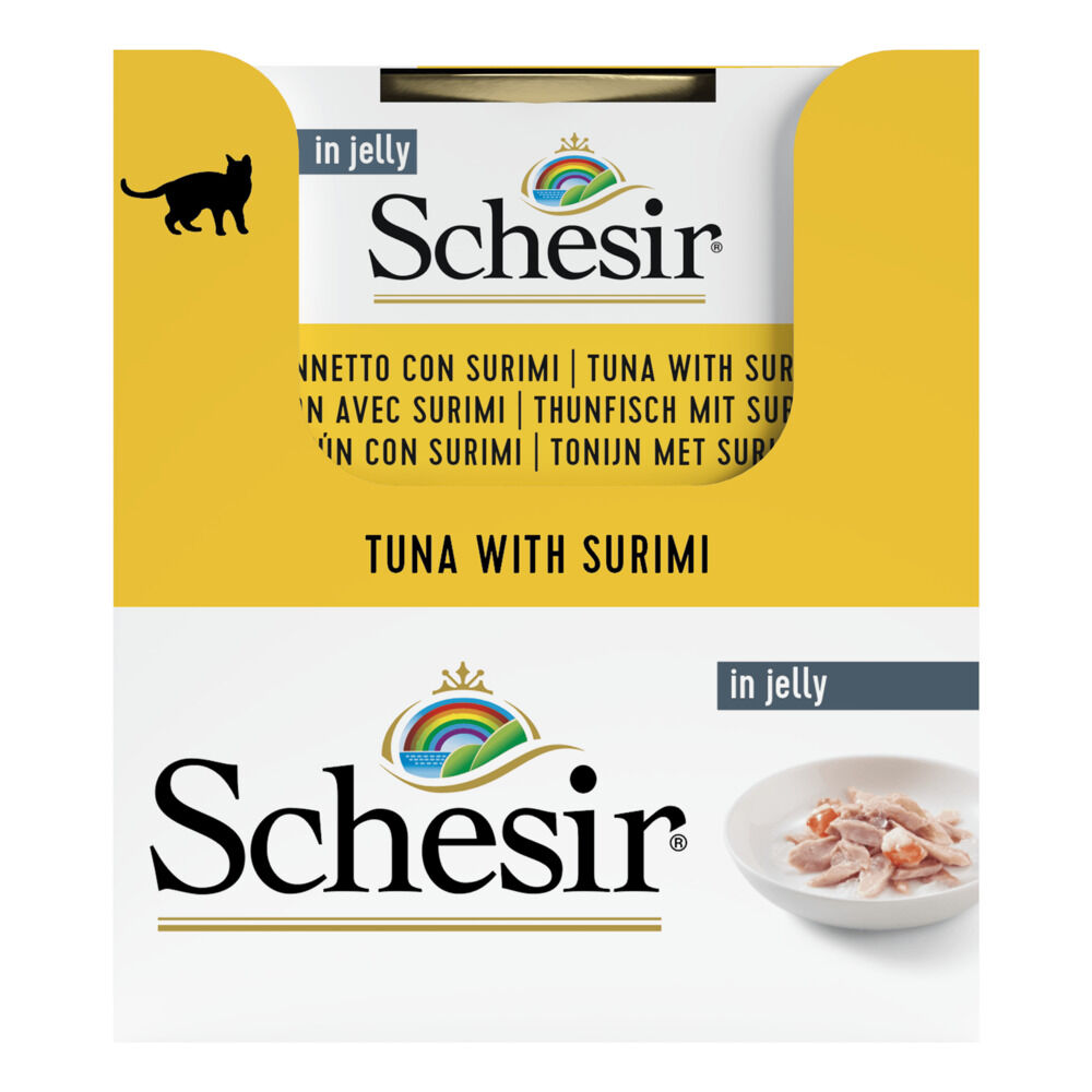 Schesir - Kattenvoer in Gelei - Tonijn - 85 gram