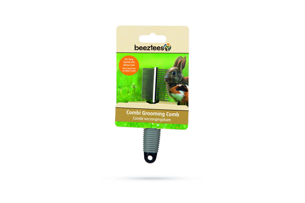 Beeztees Combi - Verzorgingskam - 17.00 cm - Zwart / grijs - 9.00 cm - 12.00 cm - 2.00 cm