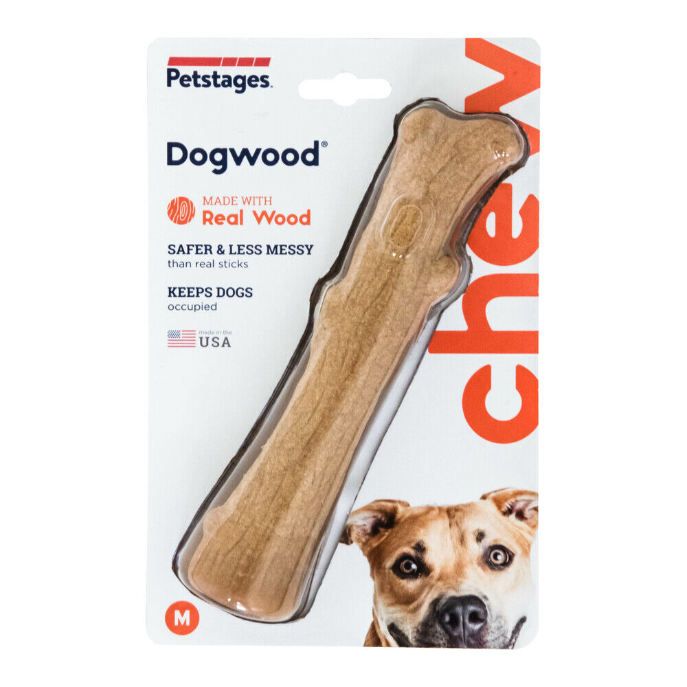 Petstages Dogwood Stick - Kauwspeelgoed - Hond - Bruin - M