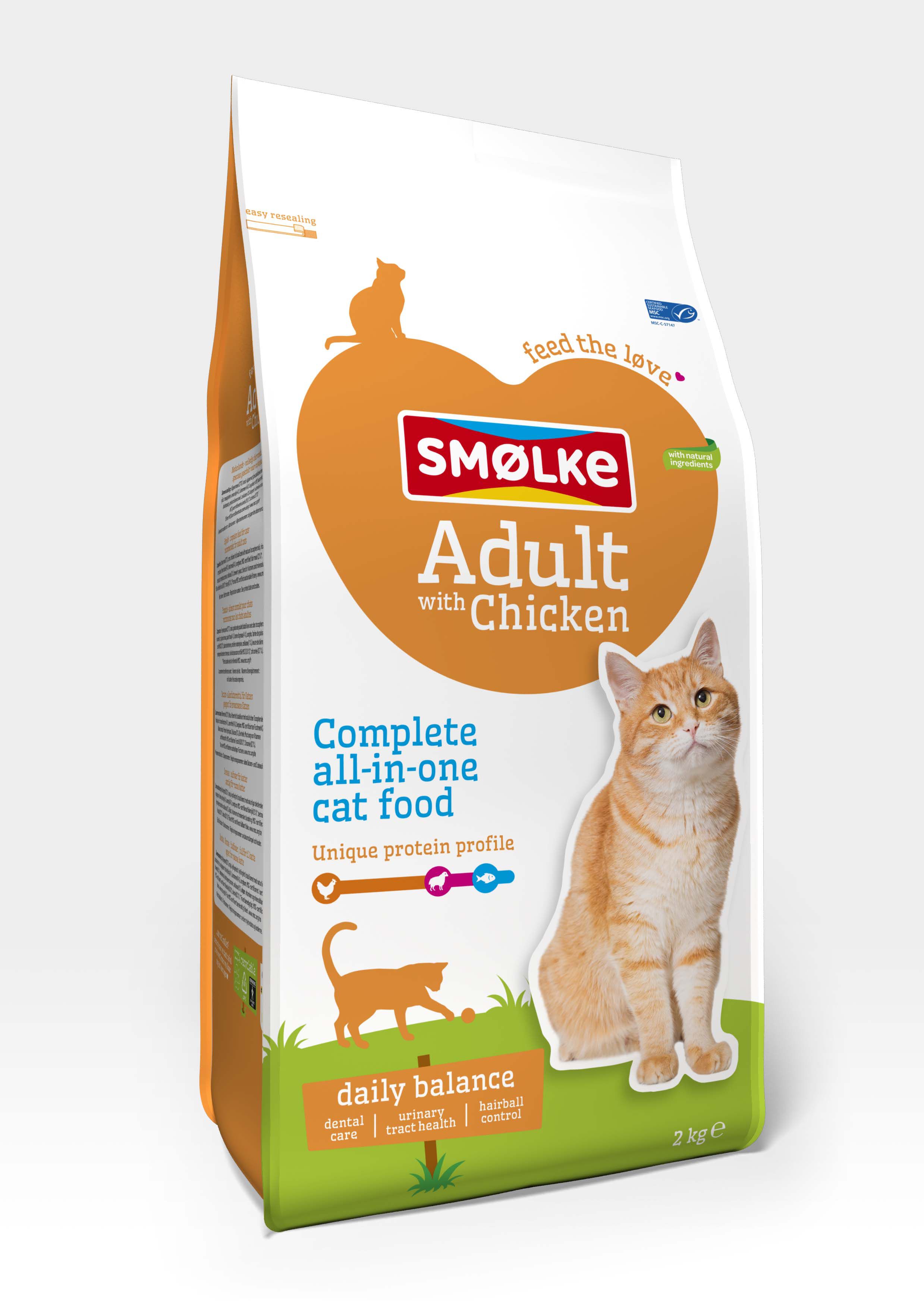Smölke Adult - Kattenvoer - Kip - 2 kg