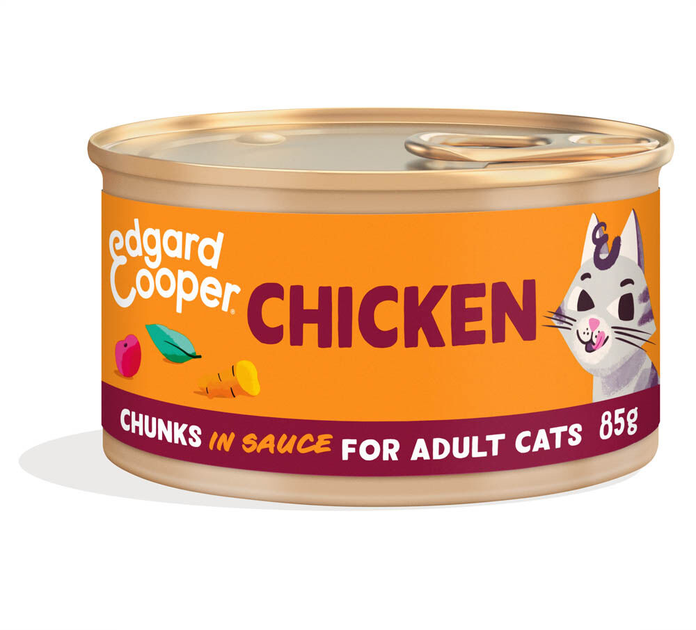 Edgard & Cooper Stukjes in saus - Kattenvoer
