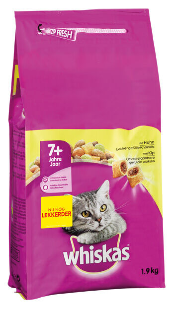 Whiskas 7+ Senior Droge Brokjes - Kattenvoer