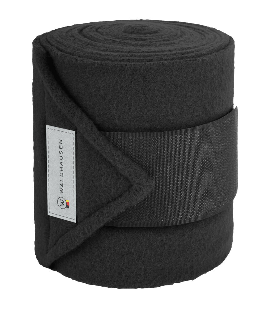 Waldhausen Bandage - Fleece - 4 stuks - Beenbescherming - Zwart