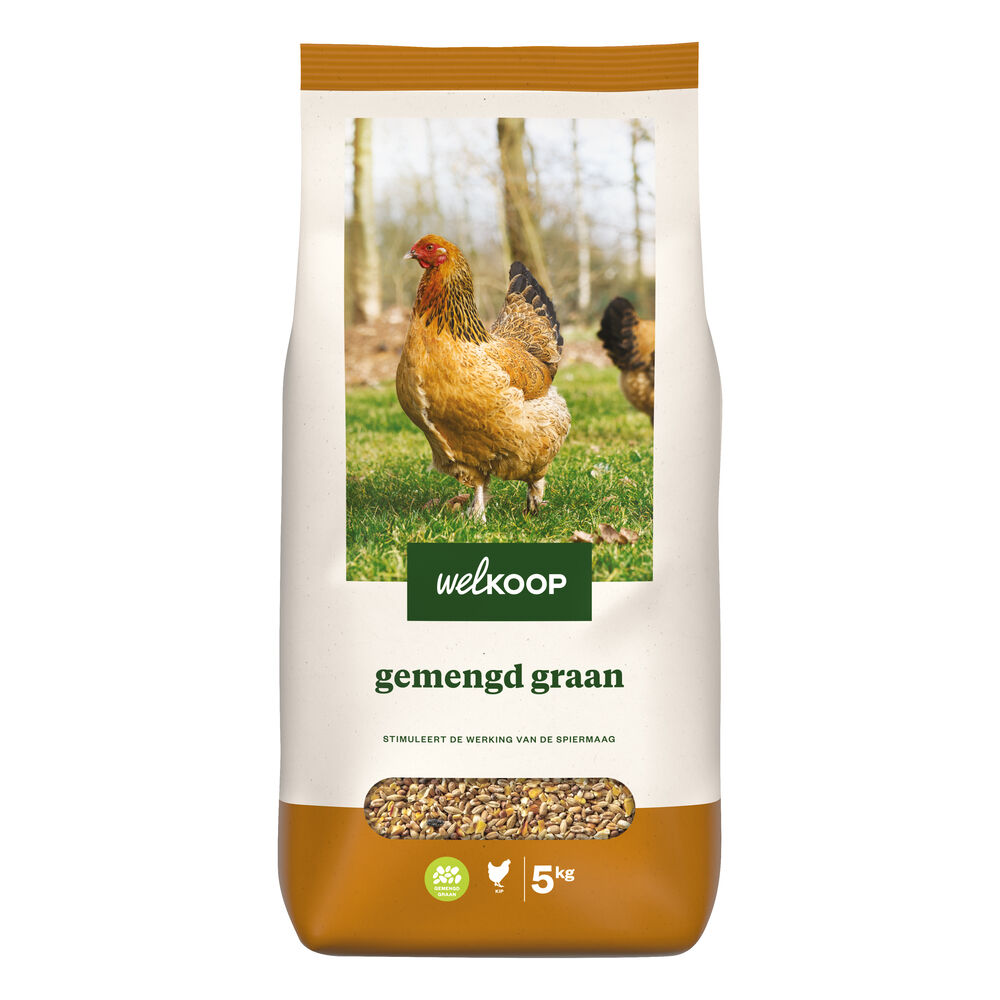 Welkoop Gemengd graan  - Kippenvoer - 5 kg
