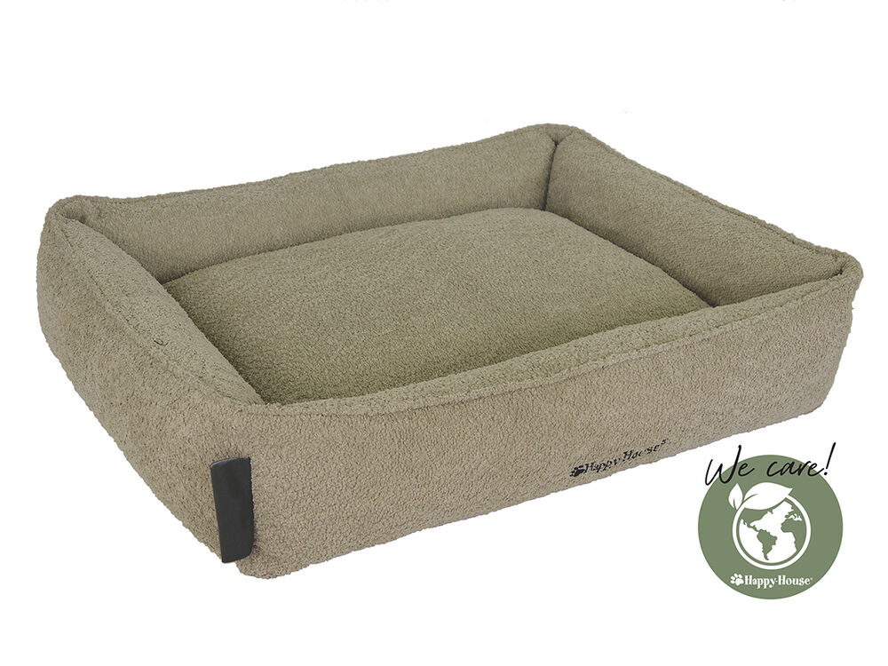 Happy-House Velvet Orthopedisch - Hondenmand - Beige - 55x45x12 cm - Klein