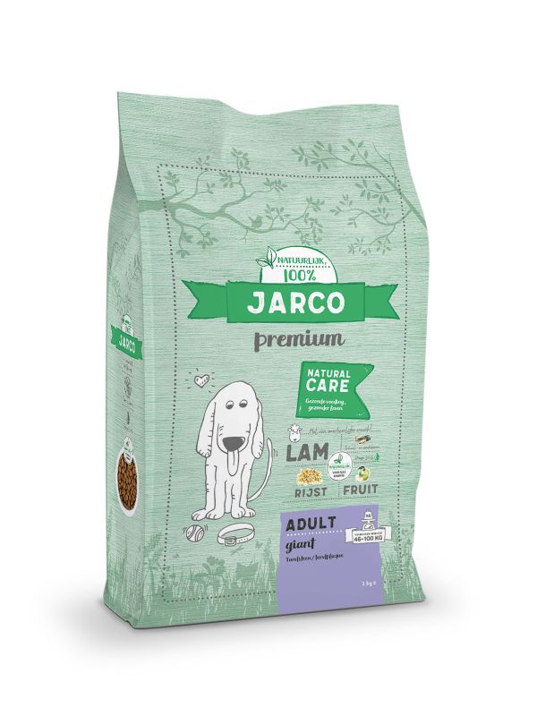 Jarco Dog Giant Adult - Hondenvoer - Lam - Rijst - 12,5 kg