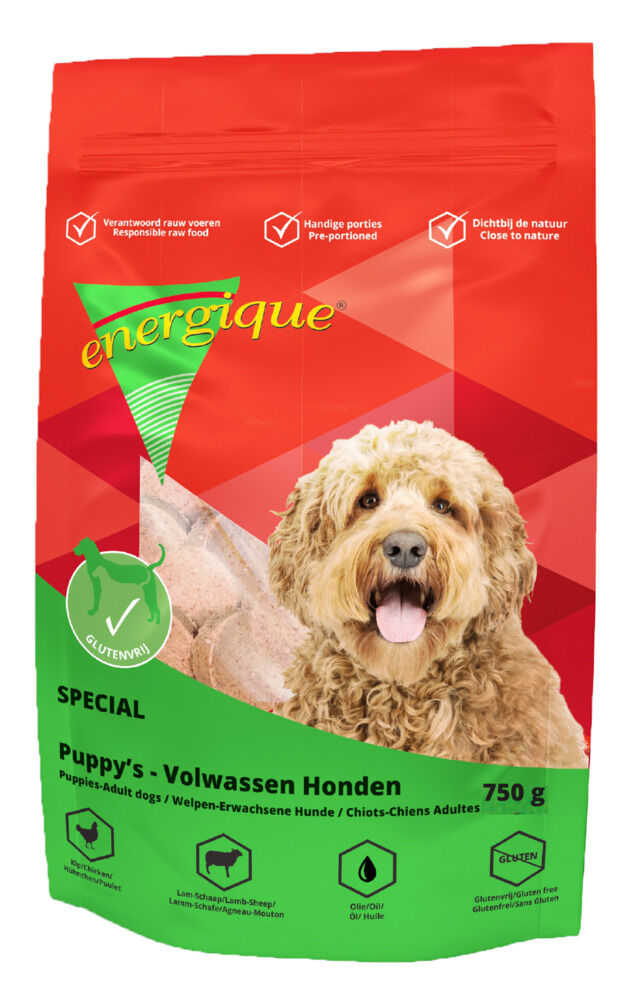 Energique Special - Vers Vlees - Hondenvoer - Kip - Lam - 750 gram