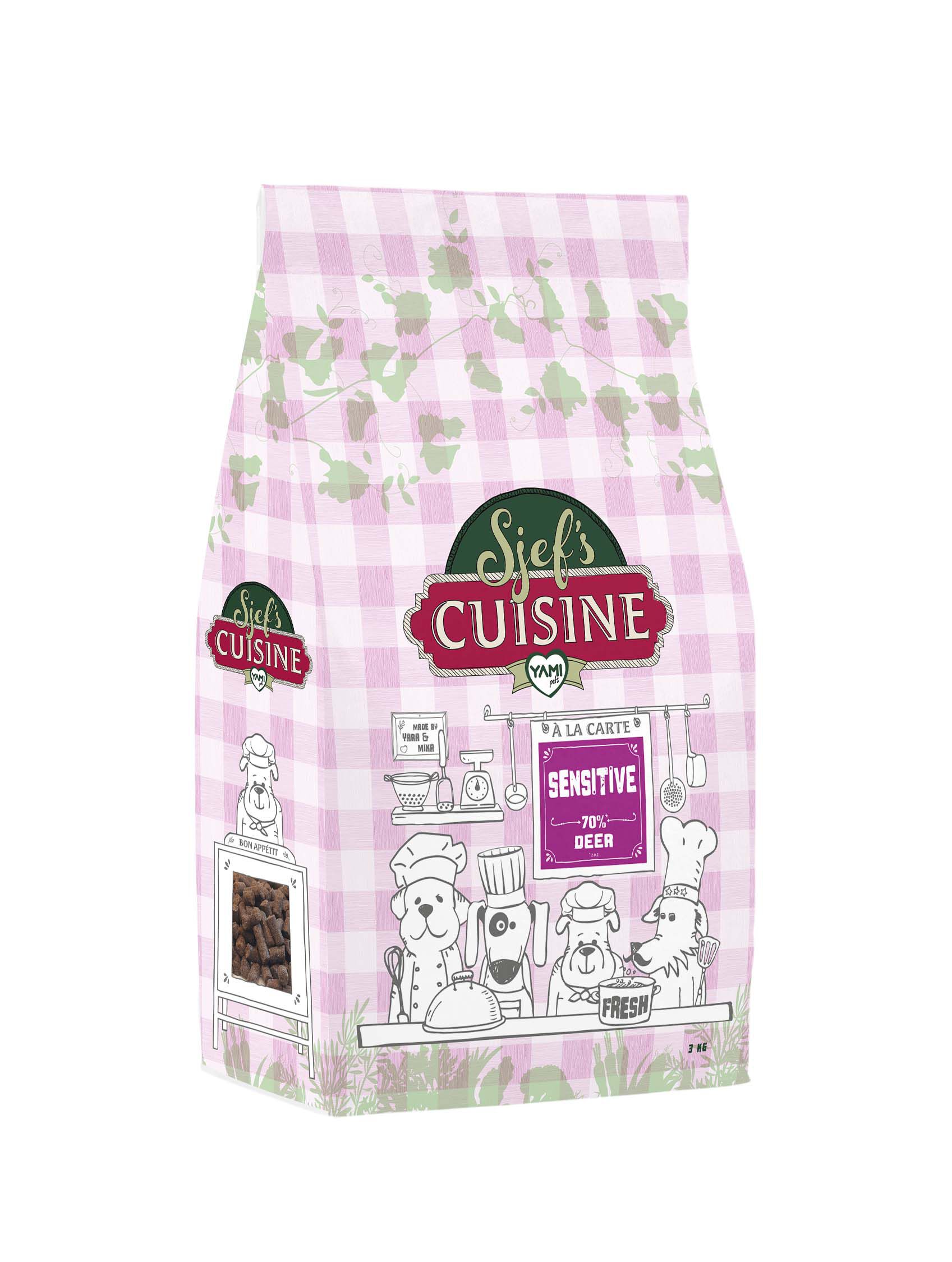Sjef's Cuisine Sensitive - Hondenvoer - Hert - 12,5 kg