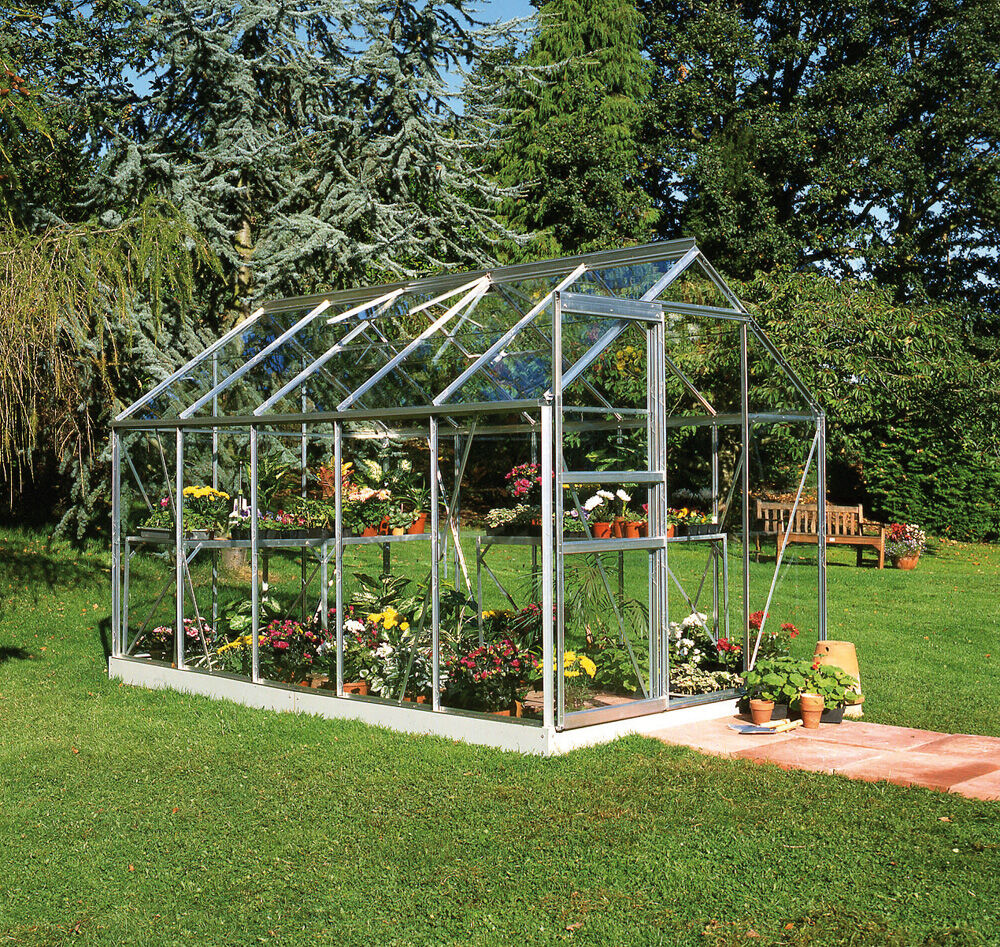 Halls Popular 106 - Tuinkas - Zilver - 319x193x196 cm - Veiligheidsglas