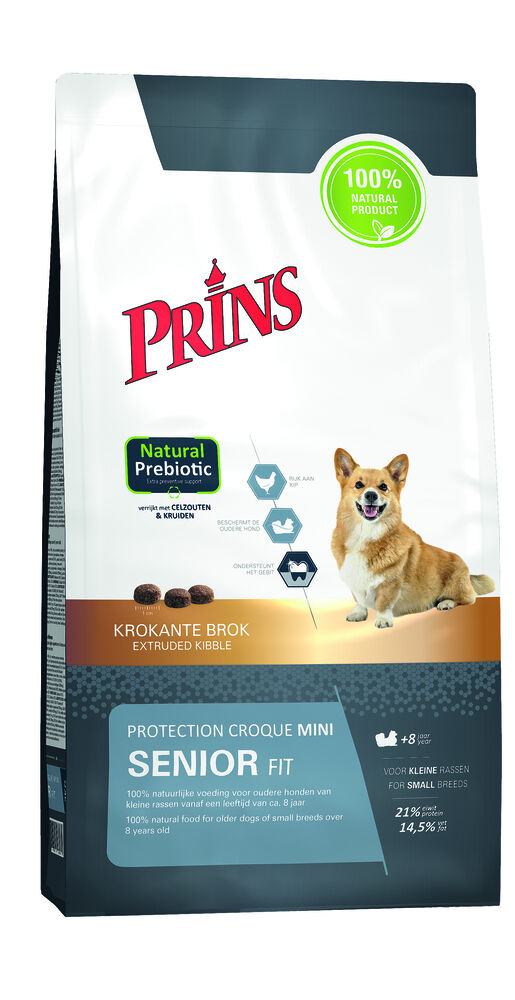 Prins Protection Croque Mini Senior Fit - Hondenvoer - 2 kg