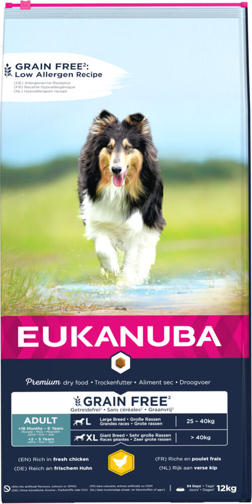 Eukanuba Graanvrij Adult Large  - Hondenvoer - 12 kg