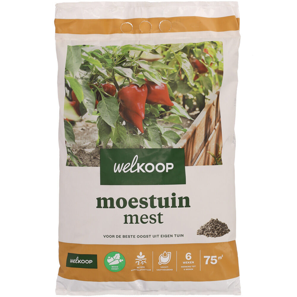 Welkoop - Moestuinmest - 75 m² - 7,5 kg
