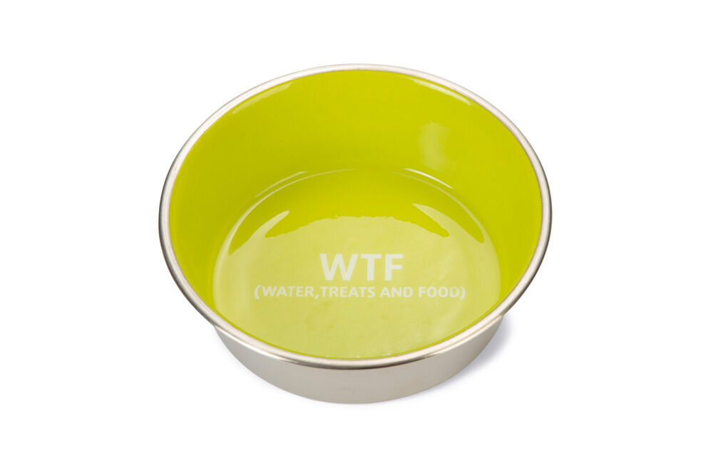 Beeztees WTF RVS- Voer en drinkbak - 1.00 cm - 1.00 cm - 16.00 cm - 1.00 cm