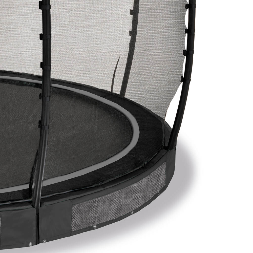 Exit Allure Classic - Inground trampoline - 1.00 cm - Zwart - 244.00 cm - 1.00 cm