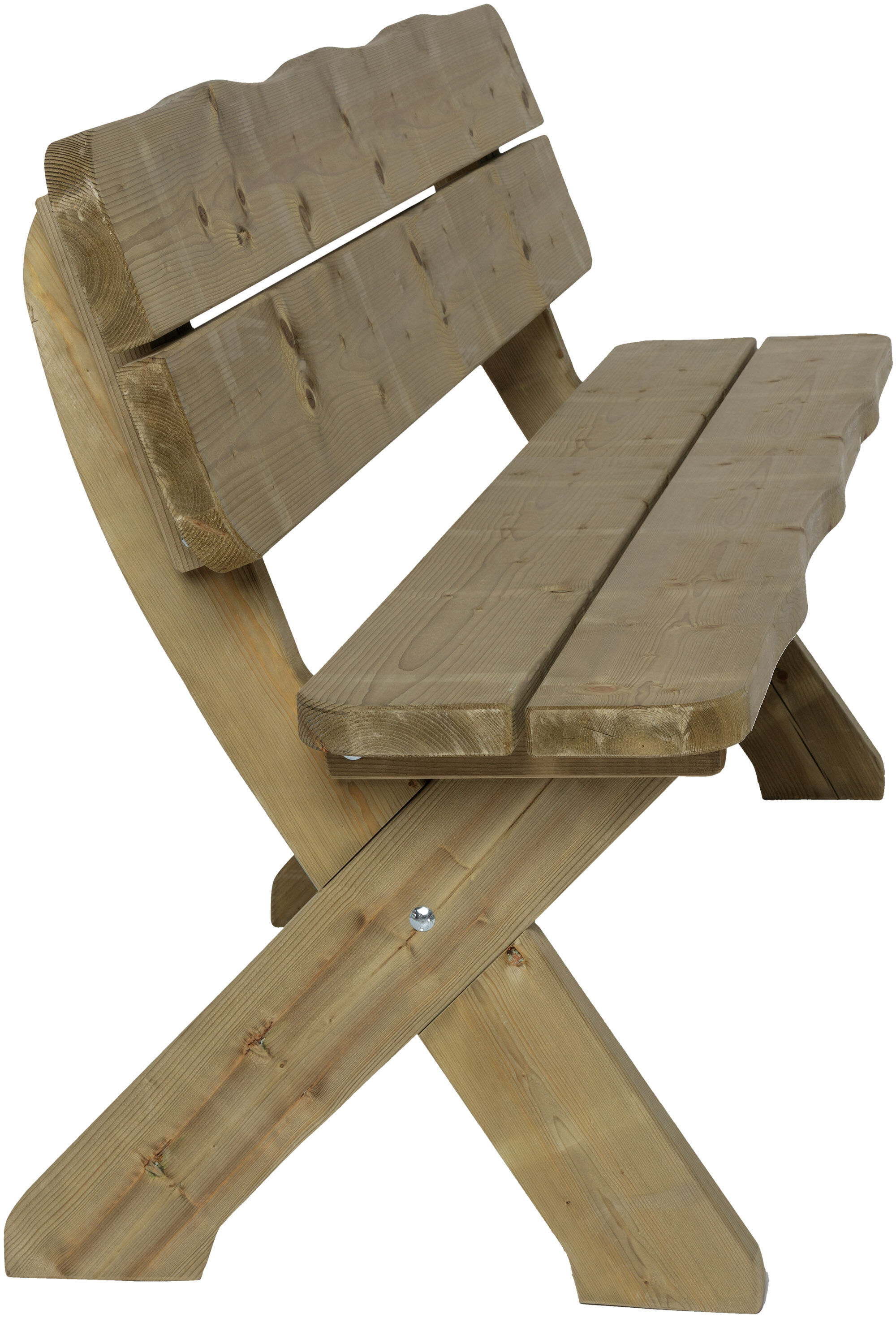 Talen Buitenmeubelen Weidebank  - Tuinbank - Bruin - 170 x 91 x 62 cm