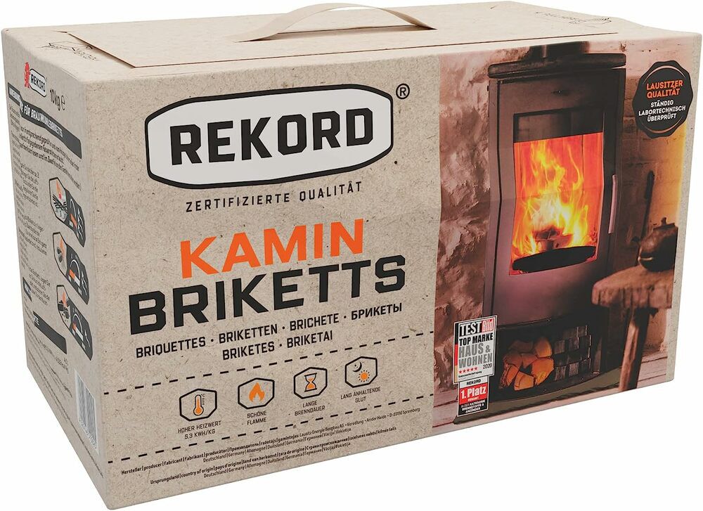 Rekord - Bruinkoolbriketten - 10 kg