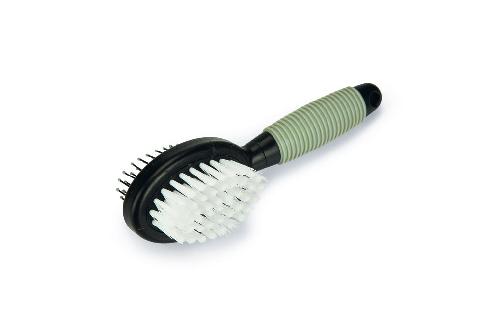 Beeztees Combi - Verzorgingsborstel - 16.50 cm - Zwart / grijs - 9.00 cm - 14.00 cm - 2.50 cm