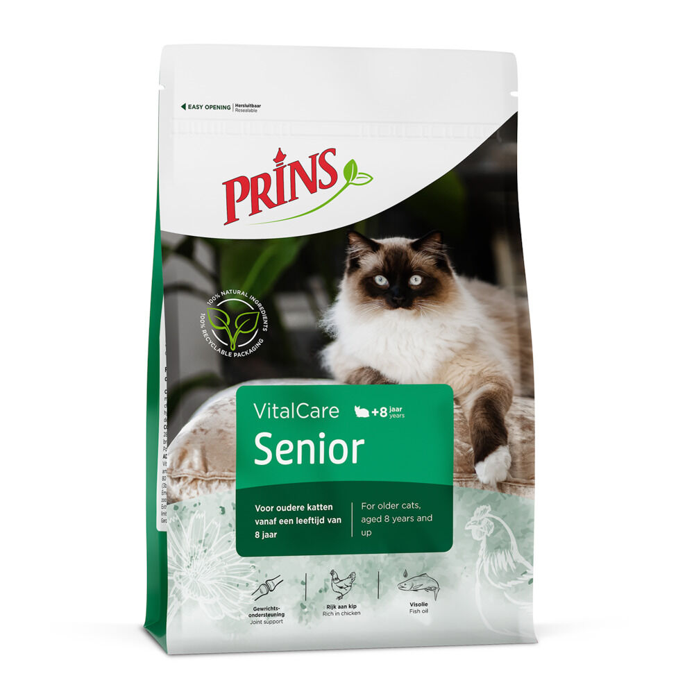 Prins VitalCare - Senior - Kattenvoer - Gevogelte - 1,5 kg