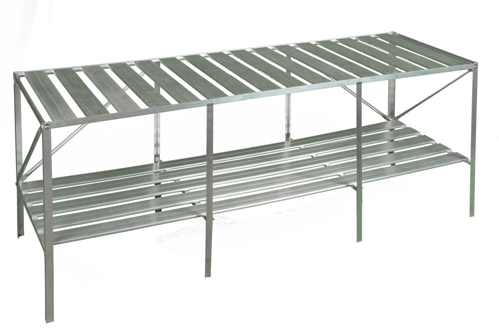 ROYAL WELL Maxi Grower - Kweektafel - 75.00 cm - Zilver - 185.00 cm - 1.00 cm