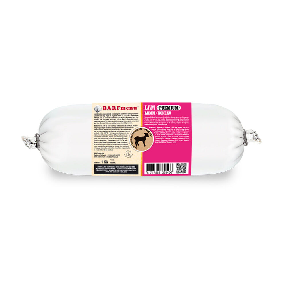BARFmenu - Hondenvoer - Lam - 1 kg