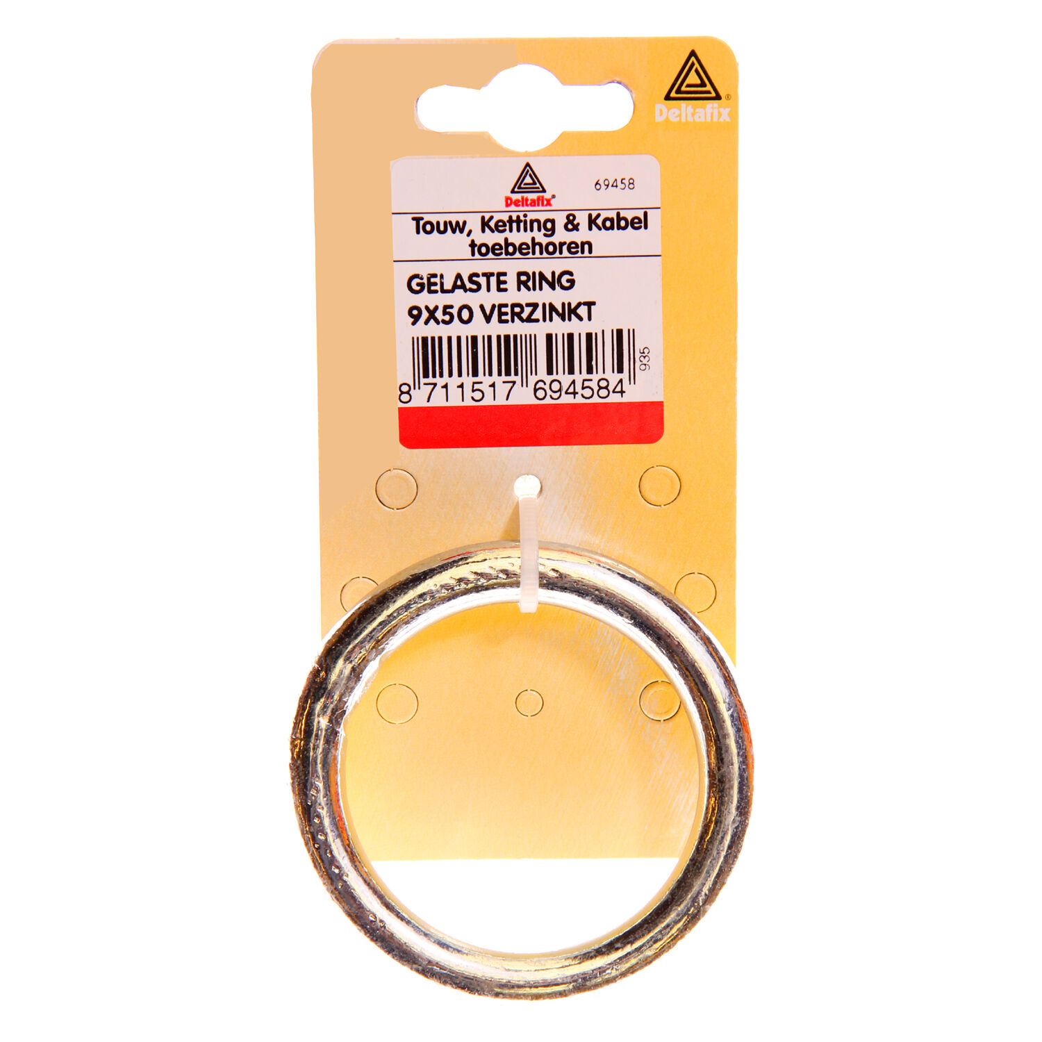 Deltafix 50x9mm - Gelaste ring