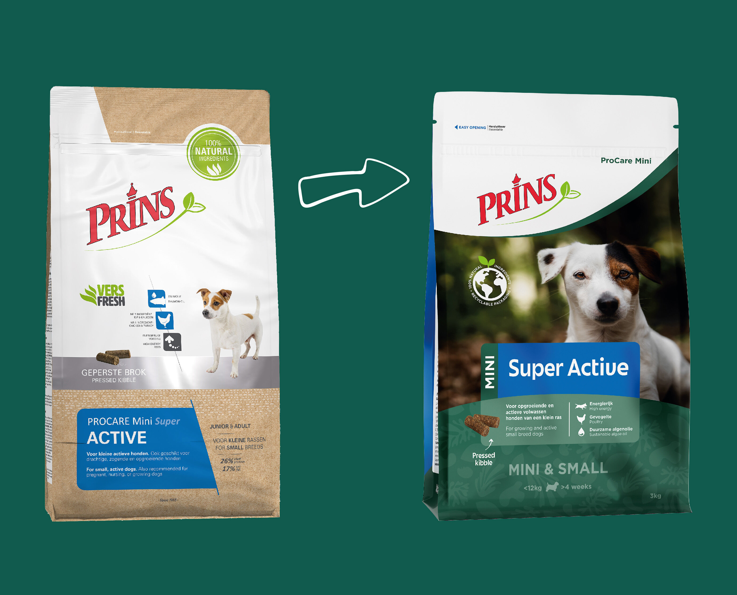 Prins ProCare Mini Super Active - Hondenvoer  - 3 kg