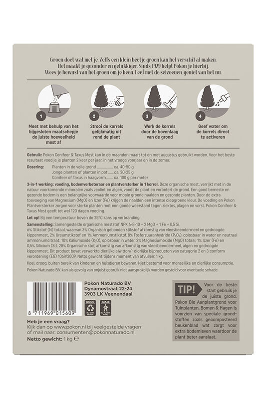 Pokon Conifeer & Taxus voeding - Siertuinmeststof -