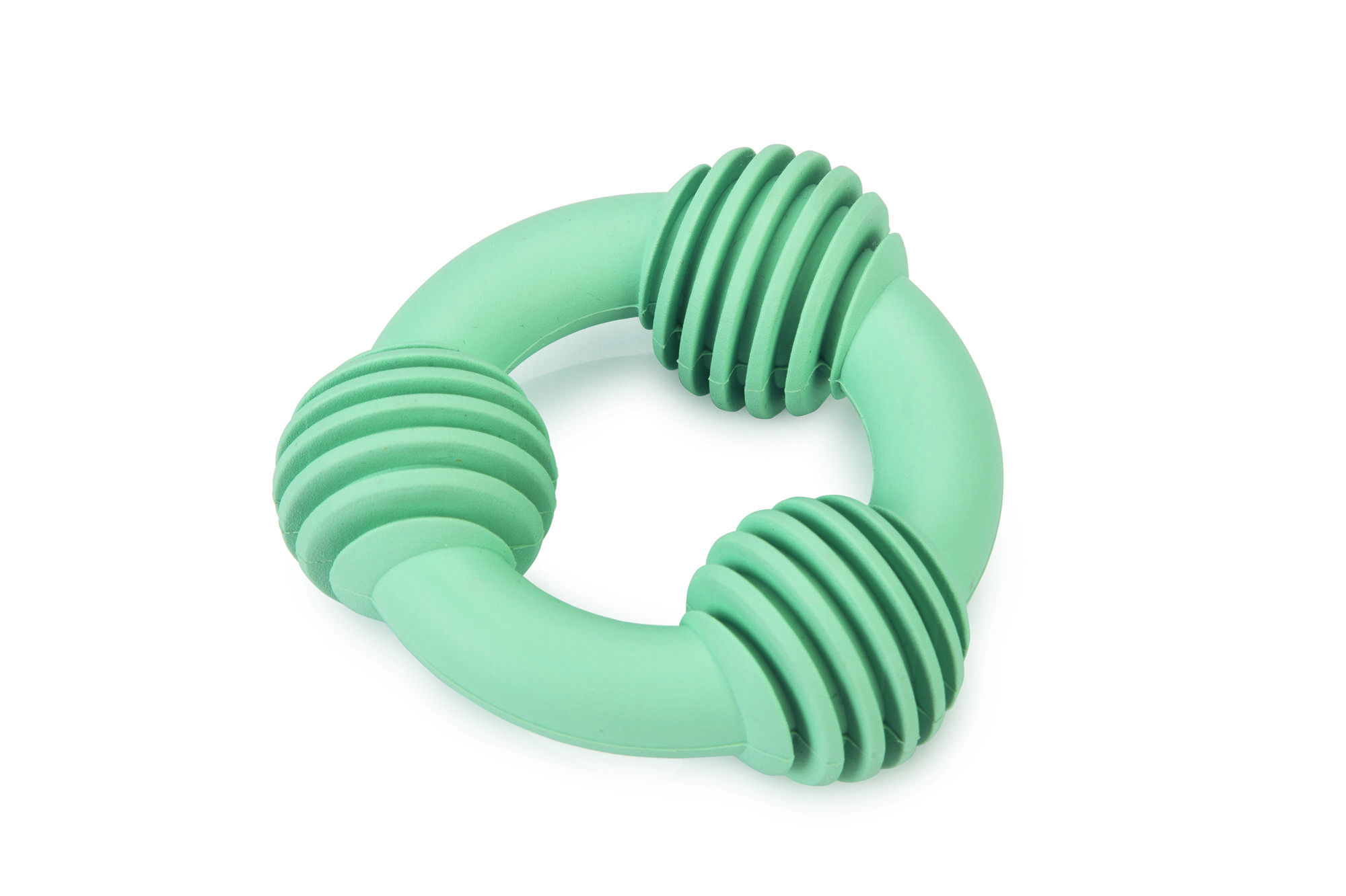 Beeztees Dental ring - Kauwspeelgoed puppy - 14.00 cm - Groen - 9.30 cm - 2.00 cm