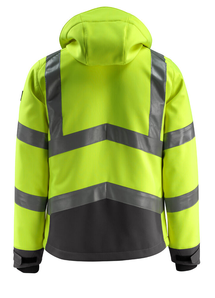Mascot Blackpool  - Softshell - Geel/antraciet - 3XL