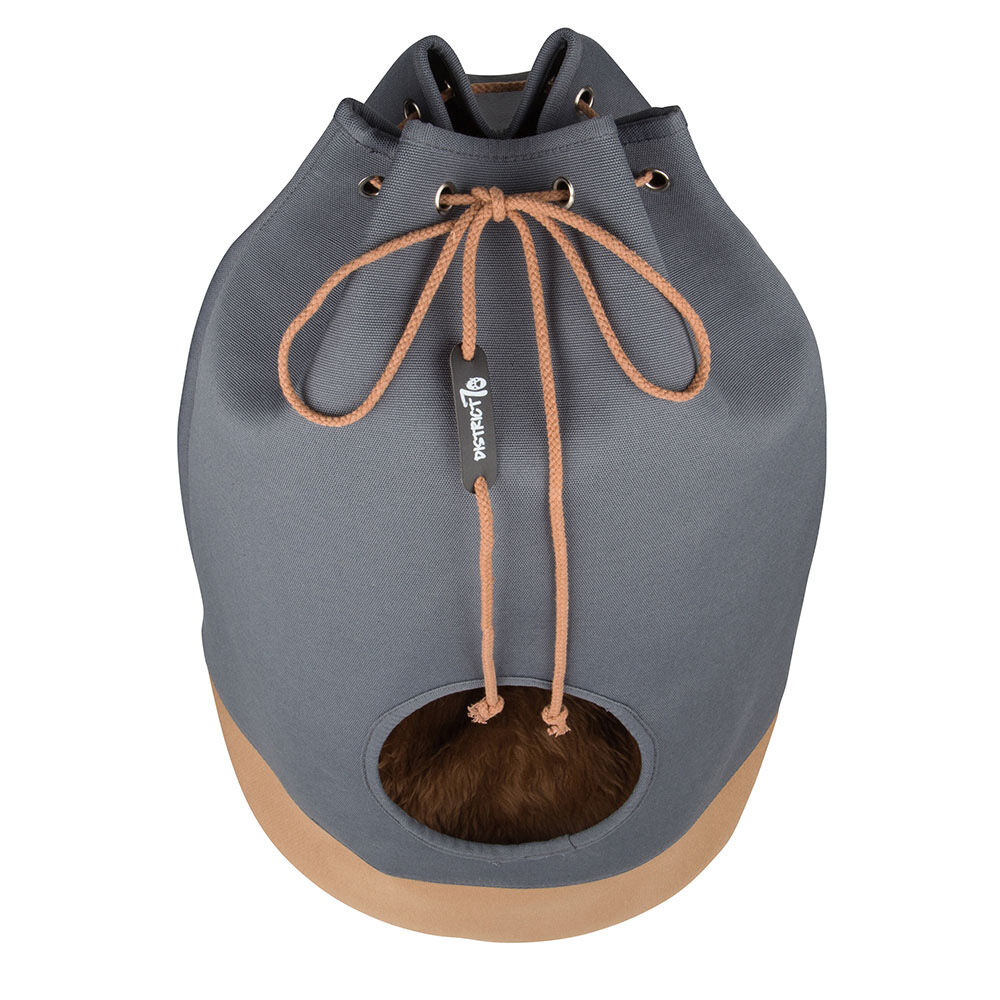 District 70 Kattenhuis - Kattenmand - 60.00 cm - Grijs / Coganc - 45.00 cm - 45.00 cm