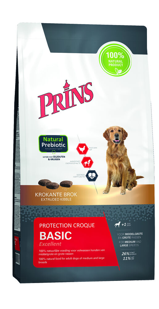 Prins Protection Croque Basic Excellent - Hondenvoer - 10 kg