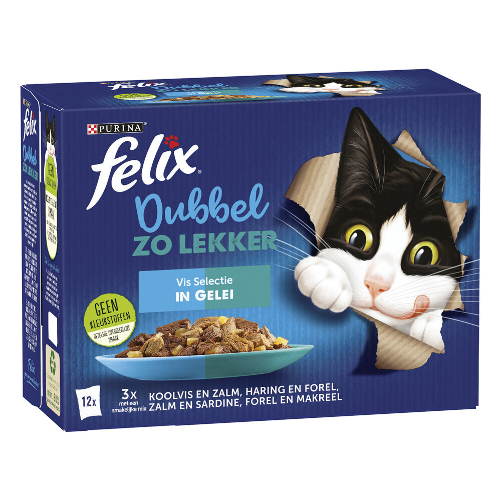 Felix Vis - Kattenvoer - 12x85 gram - Vis - Zalm - 1,02 kg Felix Vis - Kattenvoer - 12x85 gram - Vis - Zalm - 1,02 kg