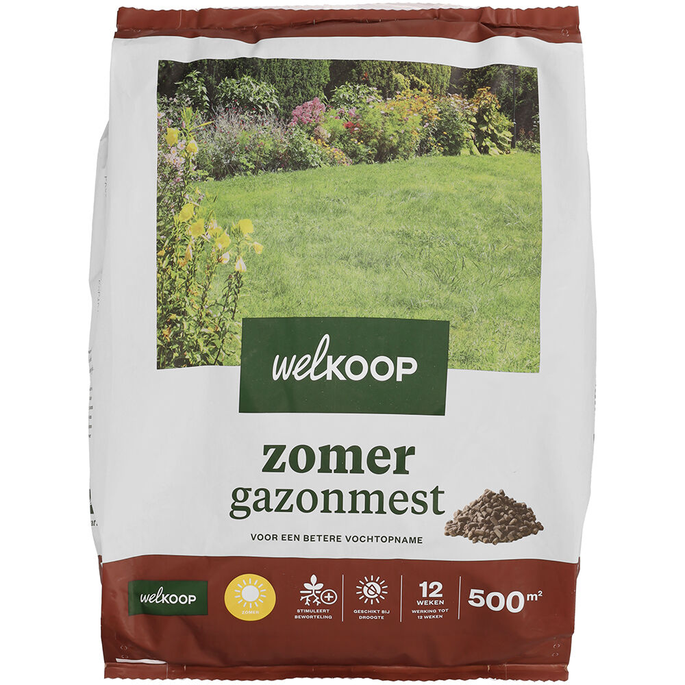 Welkoop - Zomer Gazonmest - 500 m² - 15 kg