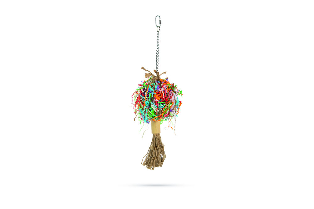 Beeztees Ovi Pluim - Vogelspeeltje - 48.15 cm - Assorti - 15.00 cm - Middel - 15.00 cm