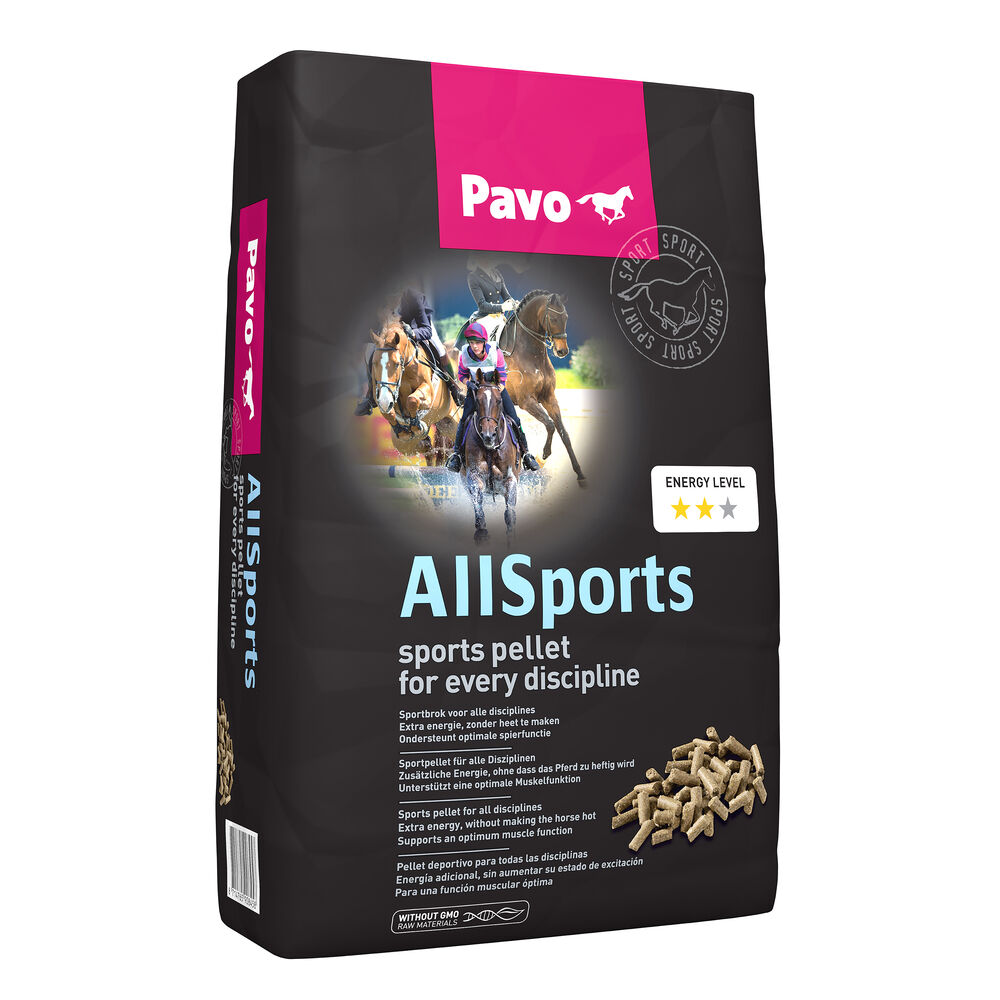 Pavo All Sports  - Sport/ Prestatie - Paardenvoer - 20 kg - Zak