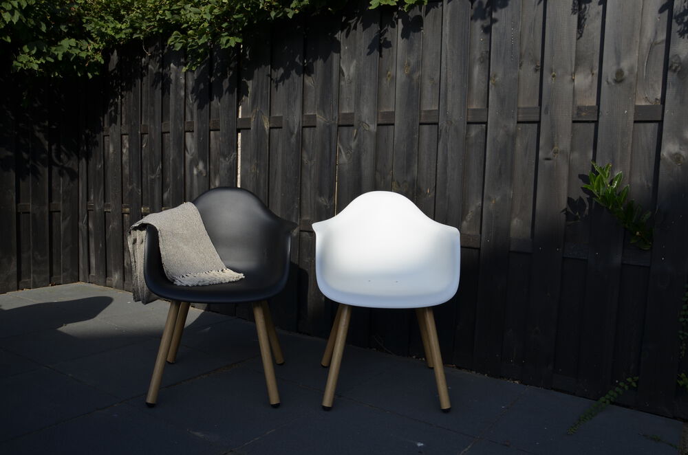 Lesli Living Montreux - Tuinstoel - 1.00 cm - Wit - 1.00 cm - 1.00 cm