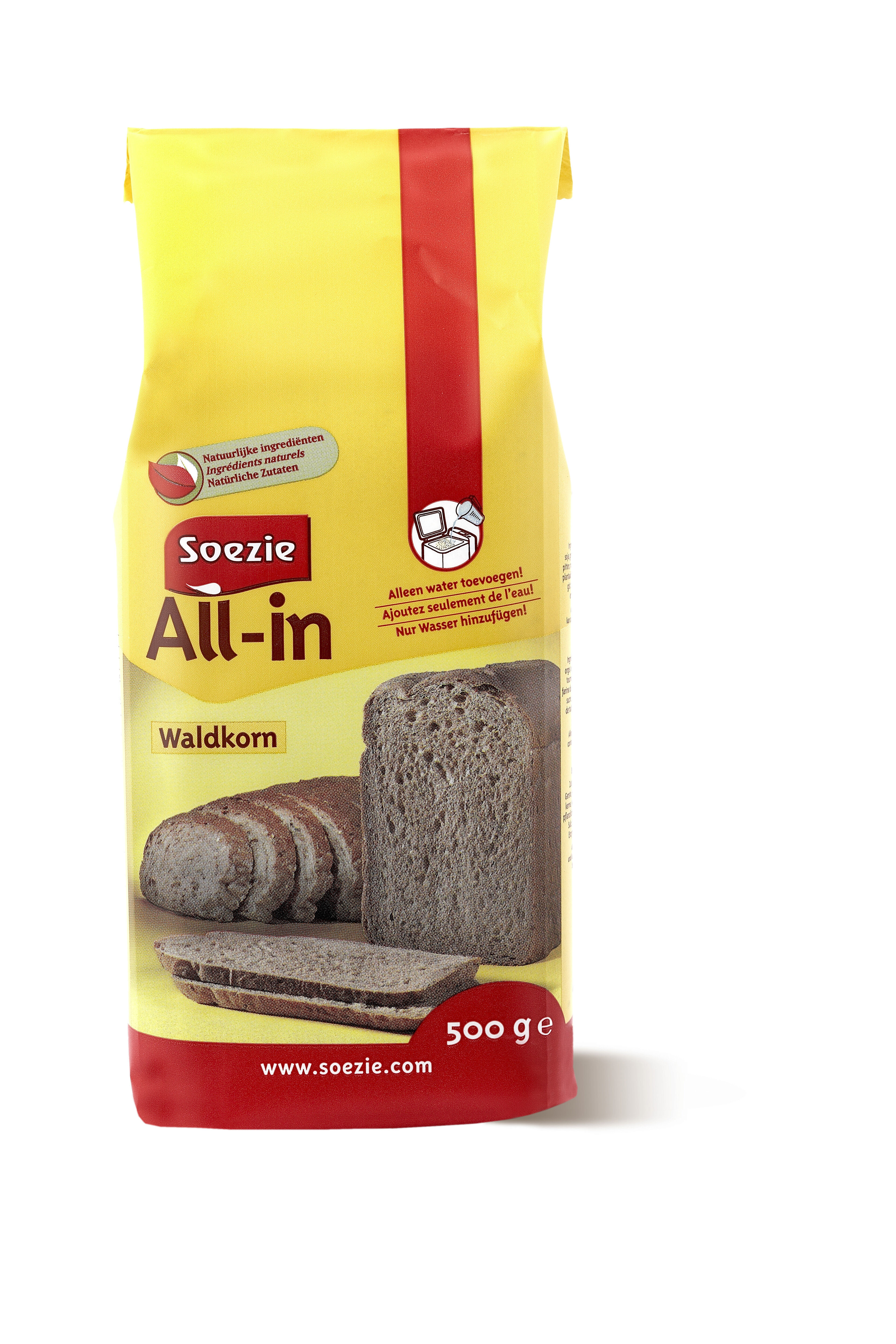 Soezie All-in-mix Waldkorn - Broodmeel - 500 gram