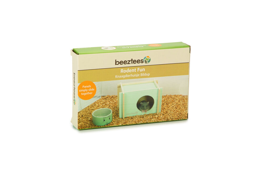 Beeztees Bildup - Hamsterhuis - 3.00 cm - Mint - 11.00 cm - S - 17.00 cm