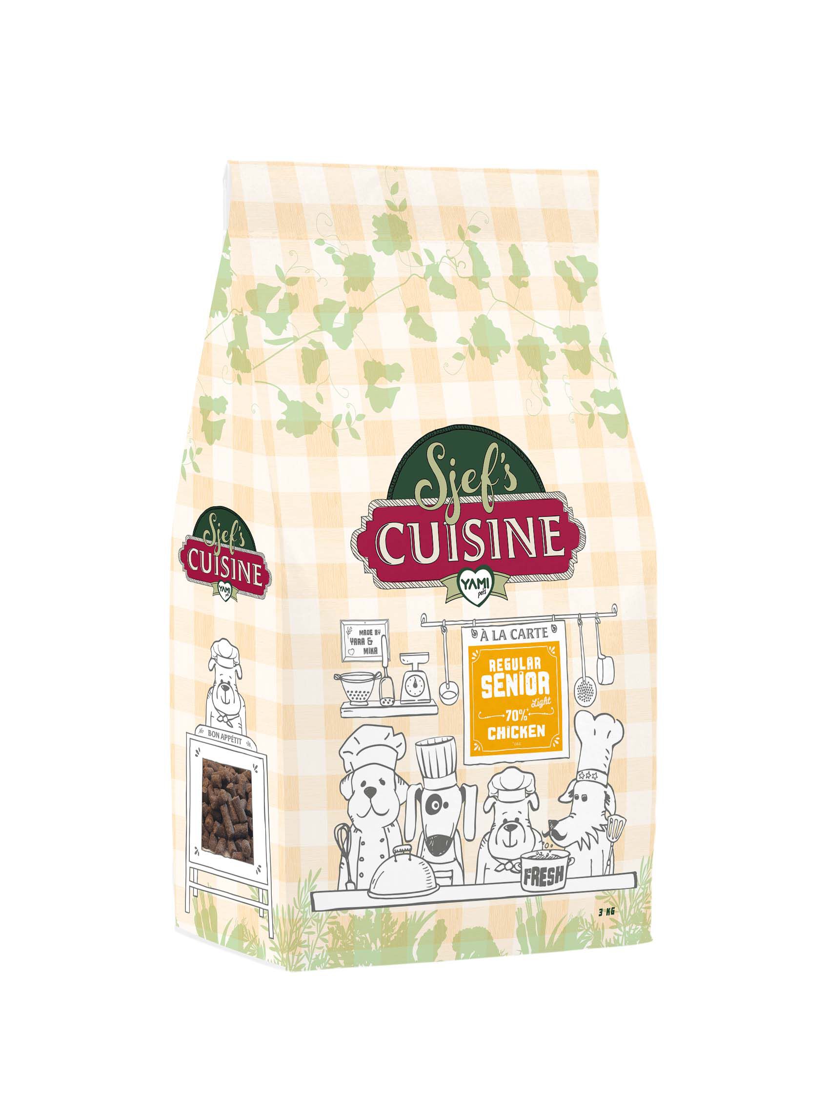 Sjef's Cuisine Regular Senior - Hondenvoer - Kip - 3 kg