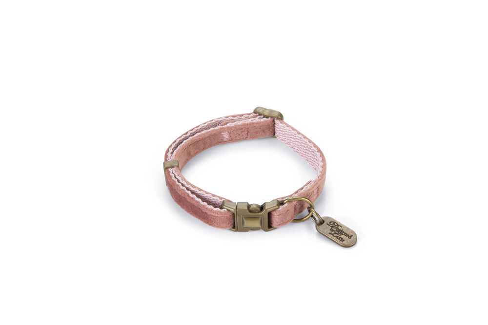 Designed by Lotte Velura - Kattenhalsbandje - 30 cm - 20.90 cm - Roze - 10 mm - 5.90 cm - 3.00 cm